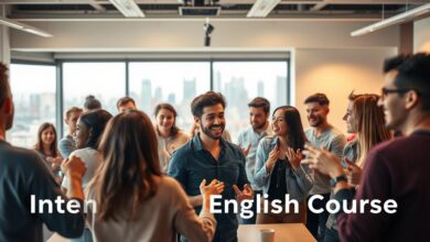 curso intensivo de inglês