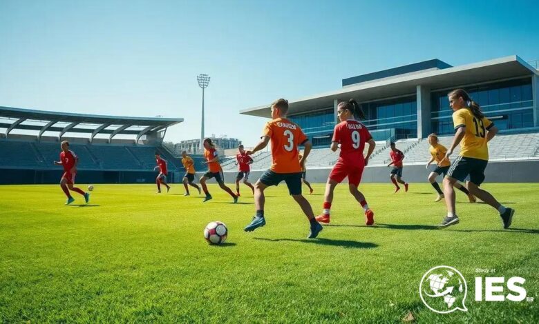 Escola britânica lança programa de futebol de elite com treino acadêmico e esportivo