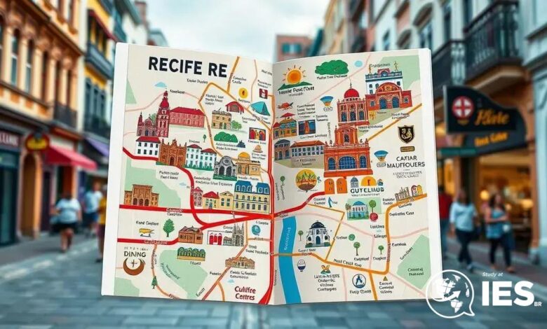 Recife Expo Center lança mapa de bolso com atrativos do Centro do Recife